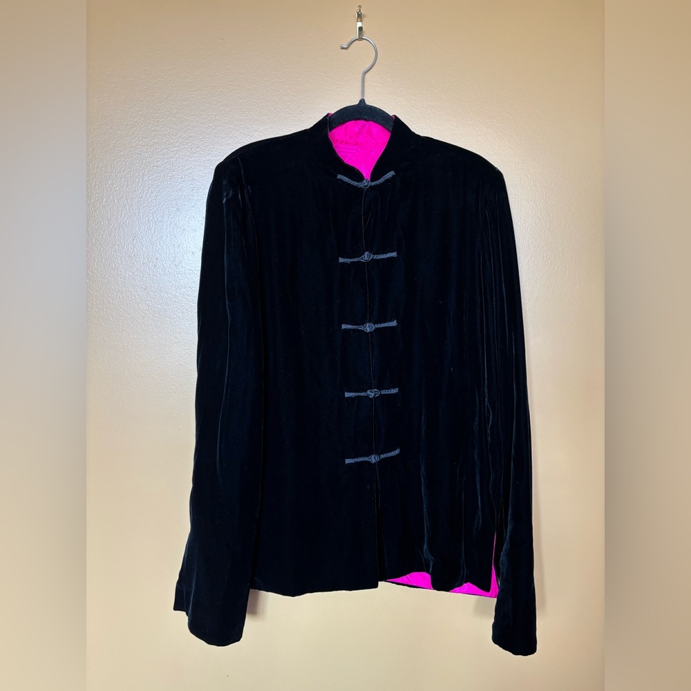 Velvet reversible jacket - Asian Style
